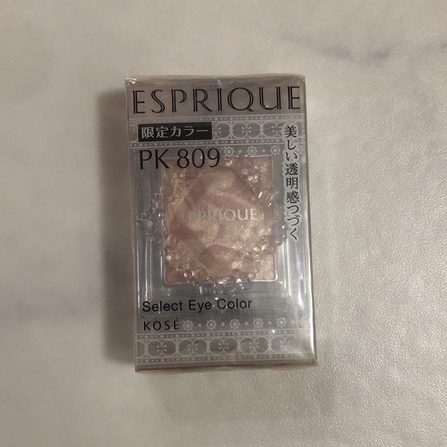 ESPRIQUE(エスプリーク)の【新品・未使用】ESPRIQUE セレクト　アイカラー  PK809 コスメ/美容のベースメイク/化粧品(アイシャドウ)の商品写真