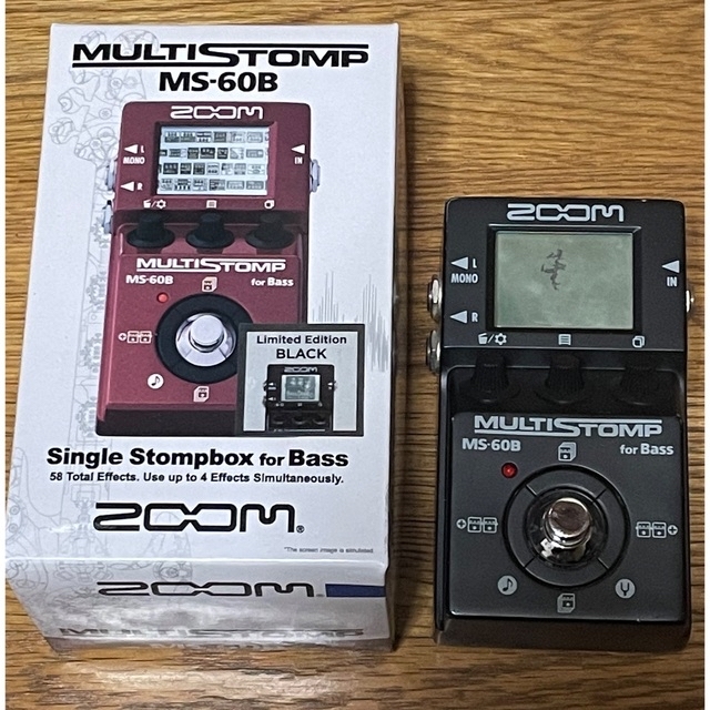 ZOOM MS-60B マルチストンプ ベース アンプシミュレーター