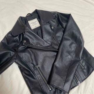 アバクロンビーアンドフィッチ(Abercrombie&Fitch)のAbercrombie & Fitch ヴィーガンレザージャケット(ライダースジャケット)