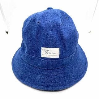 ニューエラー(NEW ERA)のNew era FITTED cap　インディゴブルー　バケットハット　ハット(ハット)