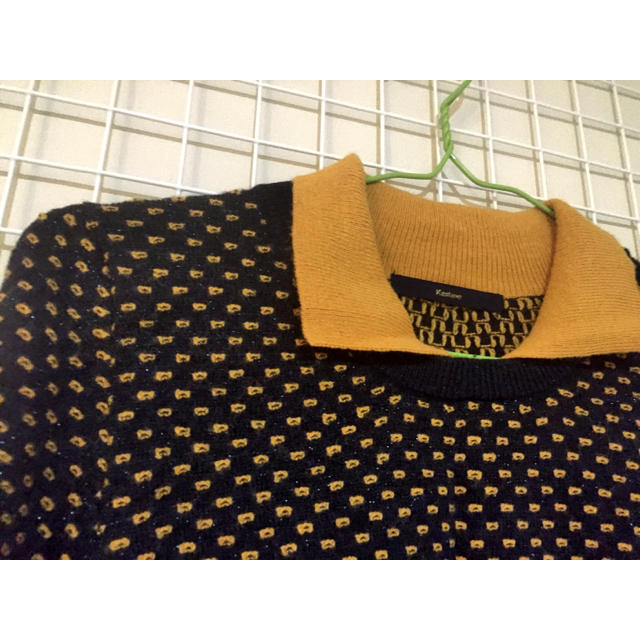 Kastane(カスタネ)のkastane 襟付きラメニット レディースのトップス(ニット/セーター)の商品写真