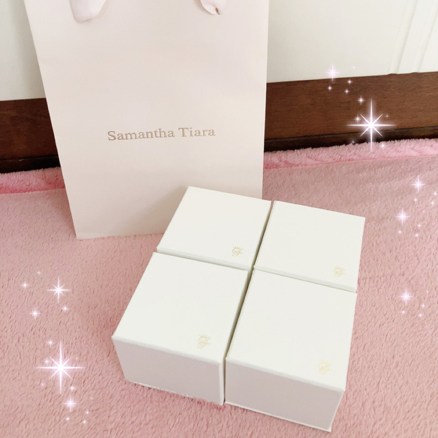 Samantha Tiara(サマンサティアラ)の☆Samantha Tiaraサマンサティアラ☆空箱4個＆ショップ袋☆ レディースのバッグ(ショップ袋)の商品写真