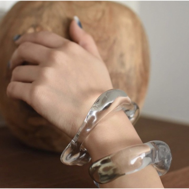 glint   melt square bangle レディースのアクセサリー(ブレスレット/バングル)の商品写真