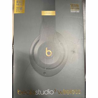 ビーツ(Beats)のBeats Studio3 wireless シャドーグレー(ヘッドフォン/イヤフォン)