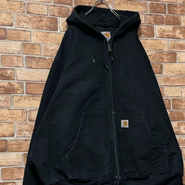 carhartt(カーハート)のカーハート　USA製　ダックジャケット　アクティブ　ビッグシルエット　黒　2XL メンズのジャケット/アウター(ブルゾン)の商品写真