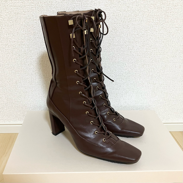 Her lip to(ハーリップトゥ)のherlipto Lace-Up Ankle Boots レディースの靴/シューズ(ブーツ)の商品写真