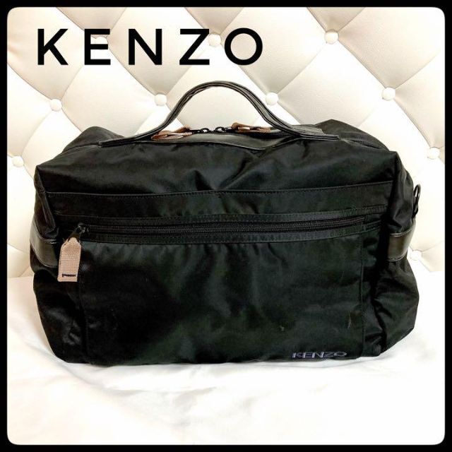 KENZO ケンゾー ナイロン メンズボストンバッグ 旅行用 カバン 小旅行