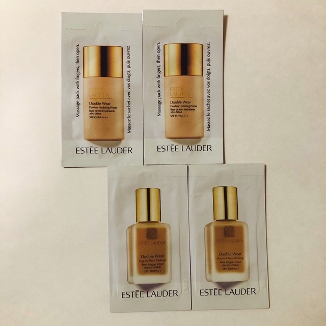 Estee Lauder(エスティローダー)のエスティーローダー  ダブルウェアファンデ&           ベースサンプル コスメ/美容のキット/セット(サンプル/トライアルキット)の商品写真