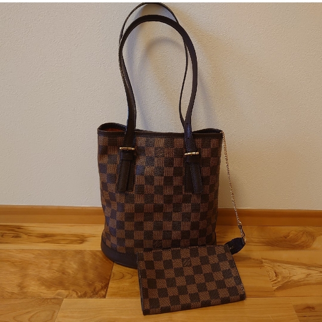 感謝価格】 VUITTON LOUIS - バケツ型 マレ ダミエ ヴィトン ルイ