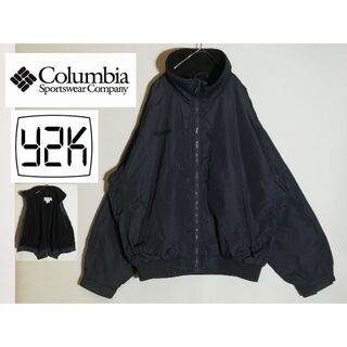 コロンビア(Columbia)の409 Y2K COLUMBIA ウォームアップジャケット ボンバージャケット(ブルゾン)