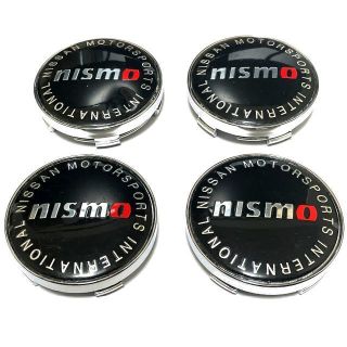 ニッサン(日産)のニスモ 日産用 ホイールセンターキャップ B クローム台座付 60mm 4個入(車外アクセサリ)