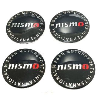 ニッサン(日産)のニスモ 日産用 ホイールセンターキャップ ステッカー 56mm B 4個入り(ホイール)