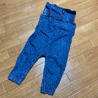 ベビーギャップ(babyGAP)のベビーギャップ　デニムオールインワン(ロンパース)