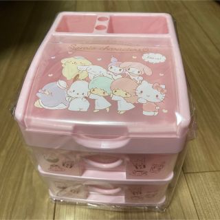 サンリオ キャラクターズ  2段 チェスト キティ マイメロ プリン ポチャッコ(キャラクターグッズ)