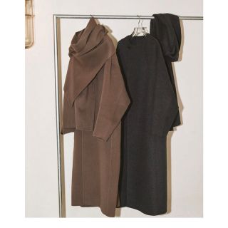 トゥデイフル(TODAYFUL)のStole Wool Coat 38(ロングコート)