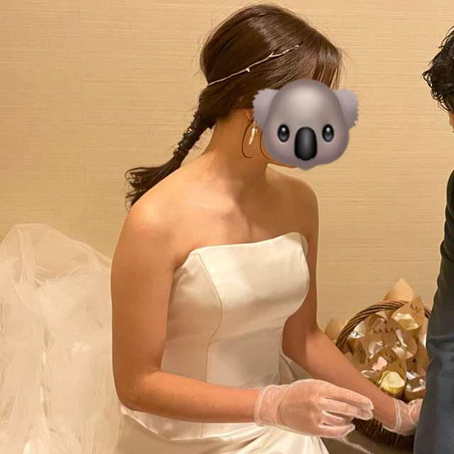 プリュイ　ホーンクラウン　ウエディング　結婚式　ヘッドドレス