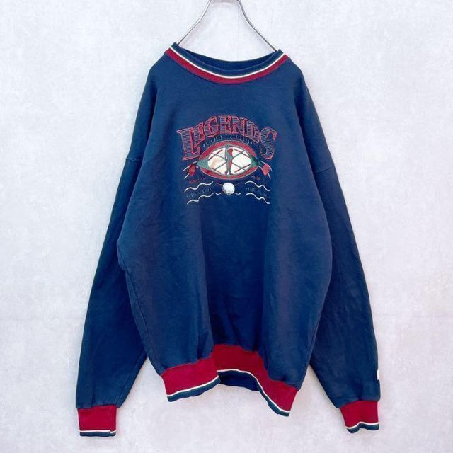 vintage USA製 リブライン 刺繍デザインスウェット | corbal.com.ec