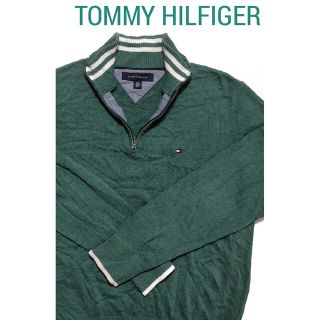 トミーヒルフィガー(TOMMY HILFIGER)の【美品】TOMMY HILFIGER(トミーヒルフィガー)メンズニット L(ニット/セーター)