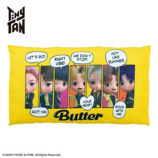 ボウダンショウネンダン(防弾少年団(BTS))のTinyTAN Butter プレミアムロングアートクッション(クッション)