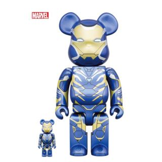 メディコムトイ(MEDICOM TOY)のBE@RBRICK IRON MAN RESCUE SUIT 400% 100%(アメコミ)