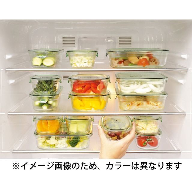 iwaki(イワキ) 耐熱ガラス 保存容器 ピンク 4個セット パック&レンジ 1