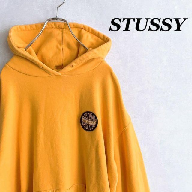 STUSSY ステューシー レアカラー ワッペンロゴパーカー