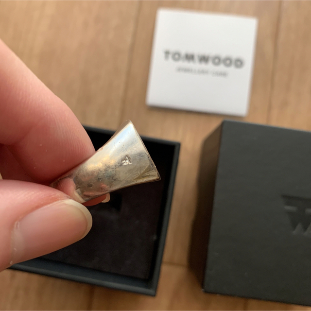 トムウッド TOMWOOD クッションリング シルバー 925 サイズ60 メンズのアクセサリー(リング(指輪))の商品写真