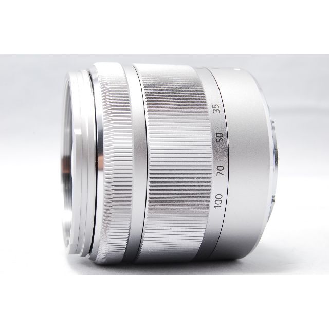 Panasonic(パナソニック)のPanasonic 35-100mmF4-5.6 MEGAO.I.S シルバー スマホ/家電/カメラのカメラ(レンズ(ズーム))の商品写真