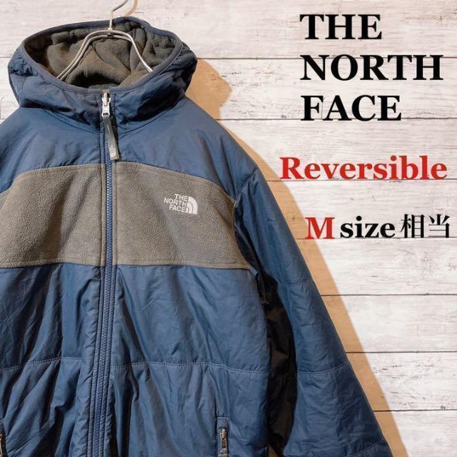 【人気アイテム】THE NORTH FACE リバーシブル刺繍ロゴジャケット