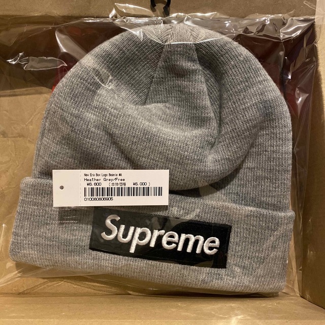 supreme box logo beanie 新品未使用ニット帽/ビーニー