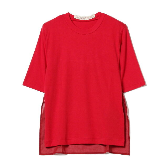 BEAMS BOY(ビームスボーイ)の【RED】maturely / Camisole Layer Short Sleeve レディースのトップス(カットソー(長袖/七分))の商品写真