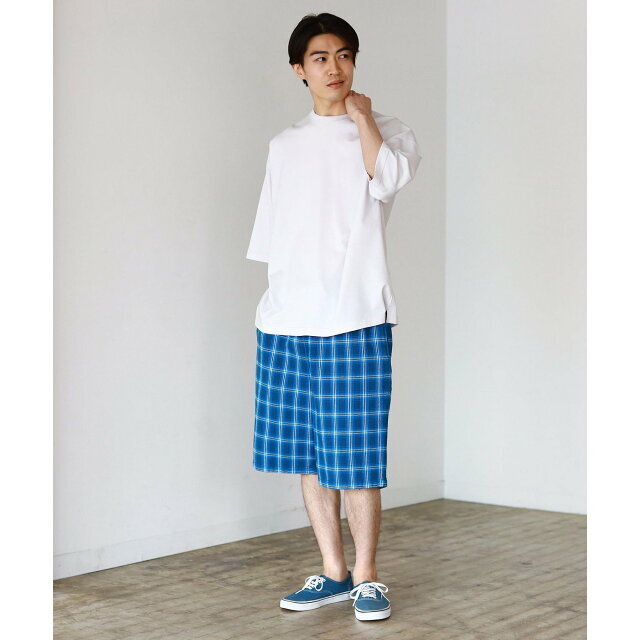 BEAMS(ビームス)の【NAVY】BEAMS / チェック ビーチ ショーツ その他のその他(その他)の商品写真