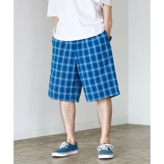 ビームス(BEAMS)の【NAVY】BEAMS / チェック ビーチ ショーツ(その他)