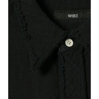 【BLACK】VAPORIZE / W Gaze Shirt 【IVORY】VAPORIZE / W Gaze Shirt
