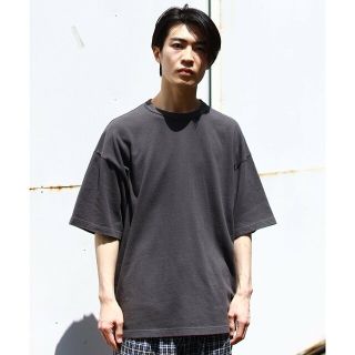 ビームス(BEAMS)の【SOFT_BLACK】BEAMS / ガーメントダイ ネップ ルーズ Tシャツ(その他)