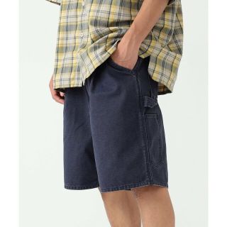 ビームス(BEAMS)の【NAVY】BEAMS / 1プリーツ バギーテーパード ペインターパンツ(その他)