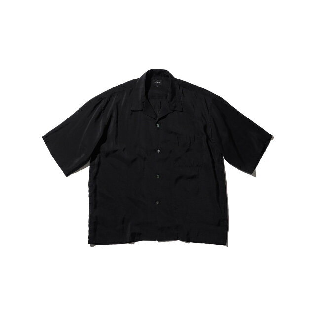 BEAMS(ビームス)の【BLACK】BEAMS / ソリッド ルーズフィット オープンカラーシャツ その他のその他(その他)の商品写真