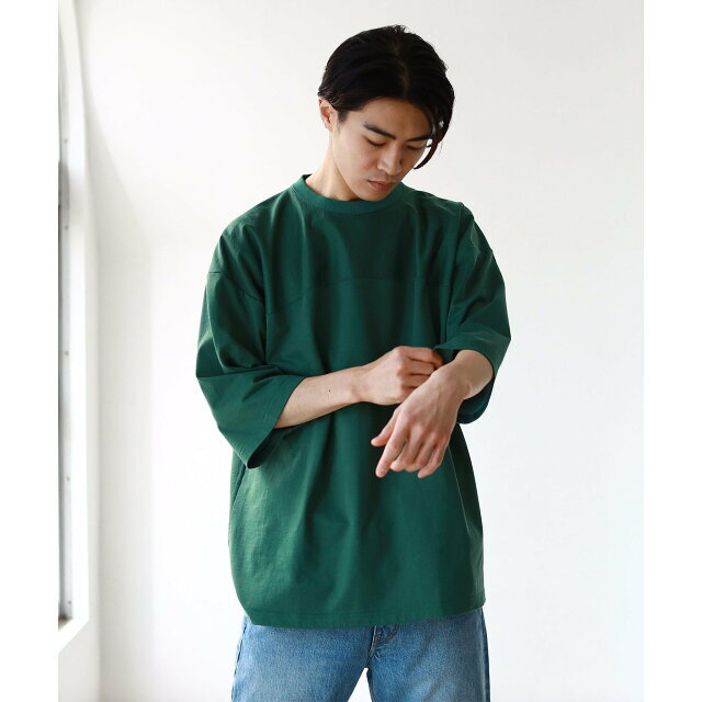 【GREEN】BEAMS / フットボール Tシャツ