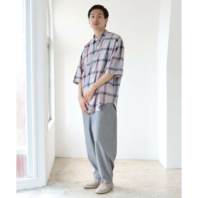 BEAMS(ビームス)の【DUSTY_PINK】【L】BEAMS / チェック イージフィット ミニレギュラーシャツ その他のその他(その他)の商品写真