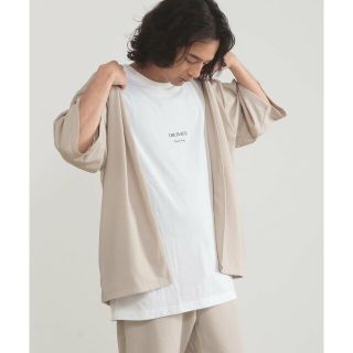 ビームス(BEAMS)の【BEIGE】BEAMS HEART / ショートスリーブ カーディガン(Tシャツセット)(Tシャツ/カットソー(半袖/袖なし))