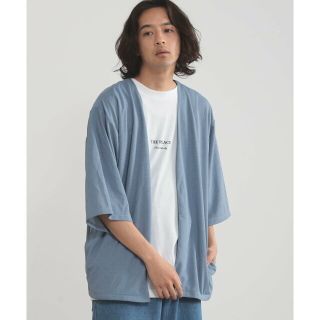 ビームス(BEAMS)の【SMOKE_BLUE】BEAMS HEART / ショートスリーブ カーディガン(Tシャツセット)(Tシャツ/カットソー(半袖/袖なし))