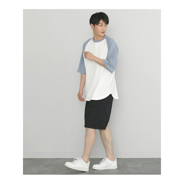 BEAMS(ビームス)の【SMOKE_BLUE】【M】BEAMS HEART / ベースボール ビッグ ショートスリーブ Tシャツ メンズのトップス(Tシャツ/カットソー(半袖/袖なし))の商品写真