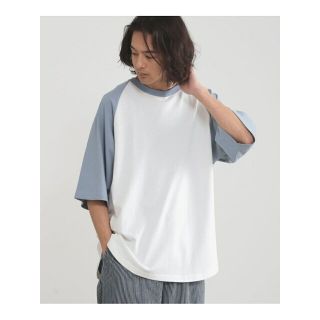 ビームス(BEAMS)の【SMOKE_BLUE】BEAMS HEART / ベースボール ビッグ ショートスリーブ Tシャツ(Tシャツ/カットソー(半袖/袖なし))