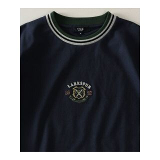 ビームス(BEAMS)の【NAVY】BEAMS HEART / エンブレム リブライン ビッグTシャツ(Tシャツ/カットソー(半袖/袖なし))