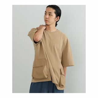 ビームス(BEAMS)の【BEIGE】BEAMS HEART / カーゴポケット ビッグTシャツ(Tシャツ/カットソー(半袖/袖なし))