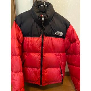 ザノースフェイス(THE NORTH FACE)のヌプシ 赤(ダウンジャケット)