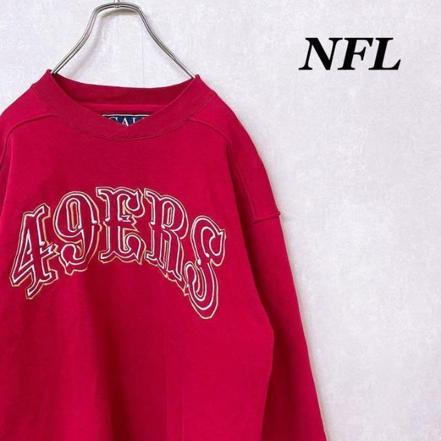 NFL 90s サンフランシスコフォーティナイナーズ49ERS 刺繍スウェット