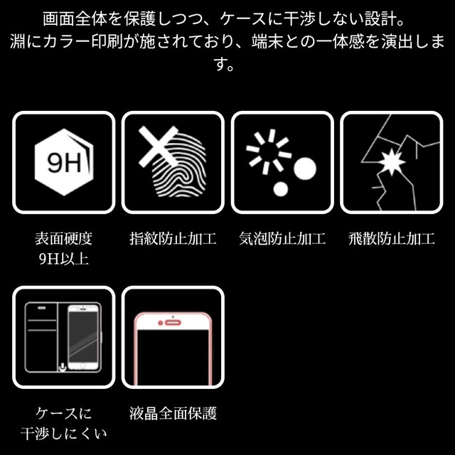 iPhone(アイフォーン)のオールガラス　フィルム iPhone11Pro iPhoneXS iPhoneX スマホ/家電/カメラのスマホアクセサリー(保護フィルム)の商品写真