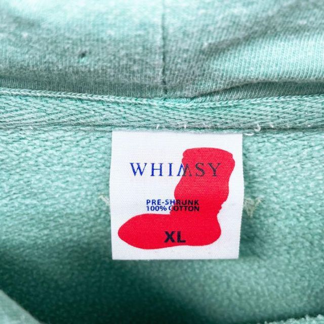 【レアカラー】ウィムジー WHIMSY センター刺繍パーカー ライトブルー 水色 3