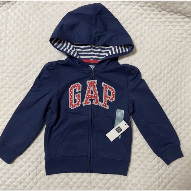 新品 GAP ギャップ ロゴ パーカー ニットパンツ 2点 セット 100 紺